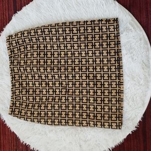 💥Tan and Black Printed Skirt💥